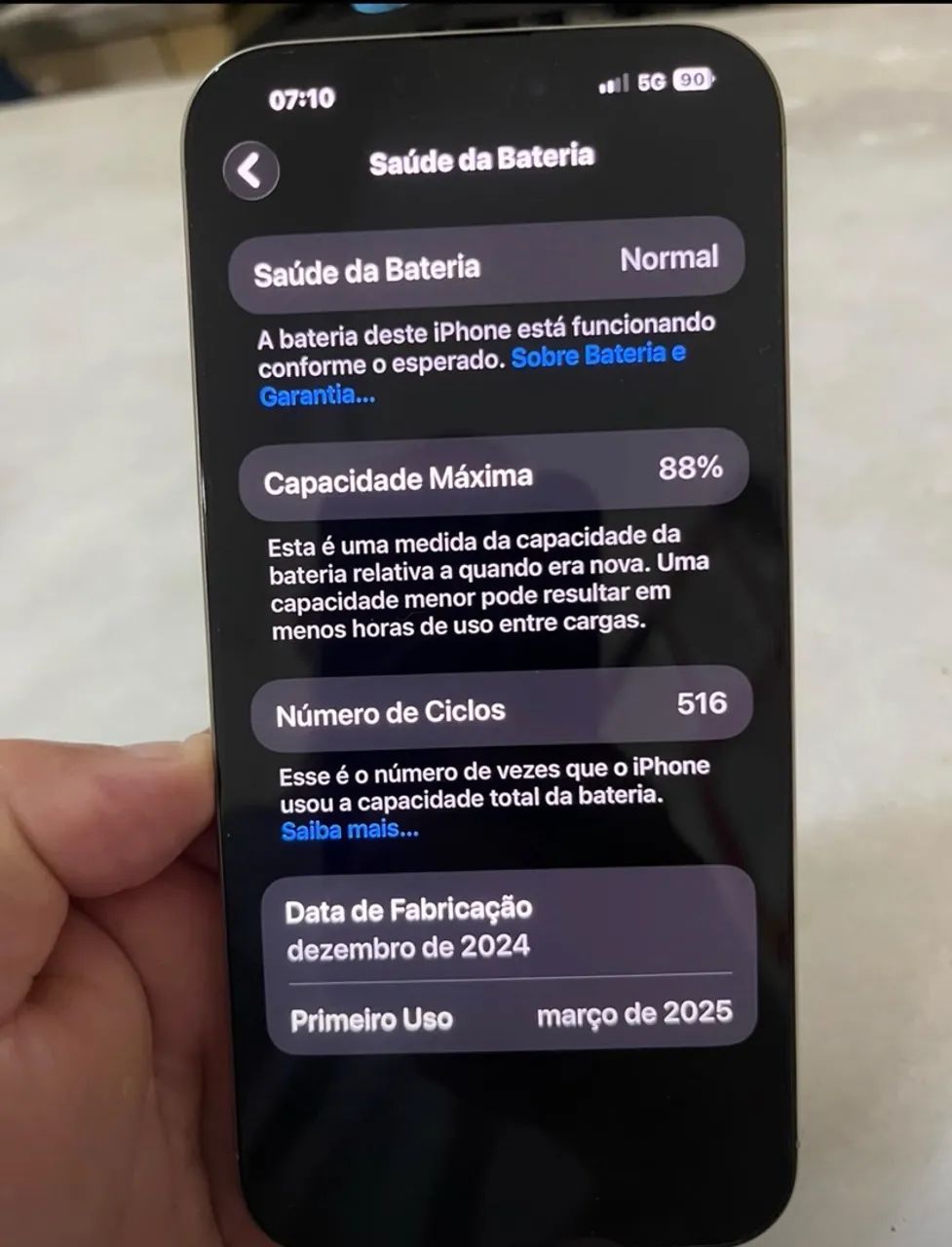 iPhone 16 pro max 256 bateria 88% - Foto 3