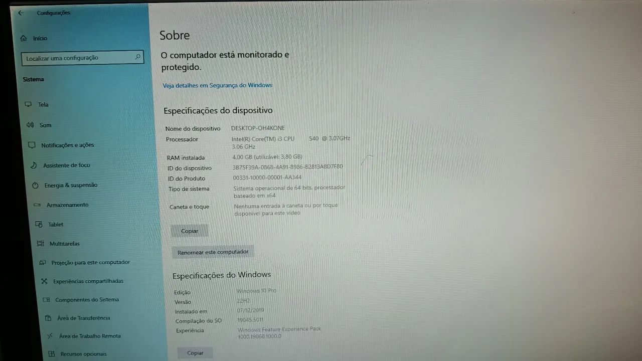 Cpu core i3 4gb windows pro - Foto 4