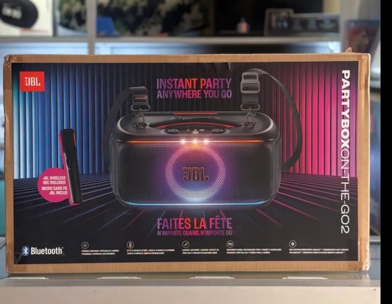 JBL ON THE GO 2 Com Microfone Nova 