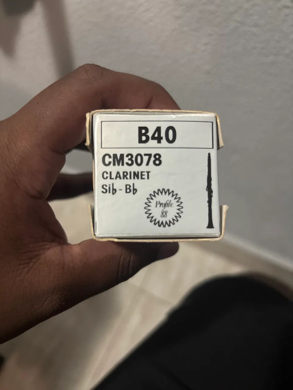 Conjunto Profissional Vandoren: Boquilha B40 Profile 88 + Braçadeira de Couro Vandoren - Foto 3