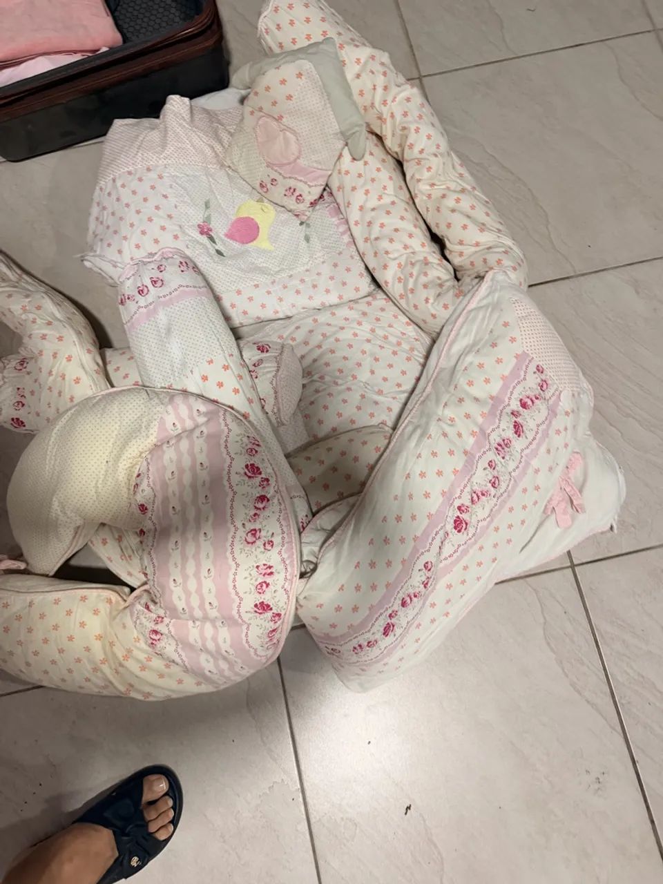 Enxoval de berço e cama - Foto 4