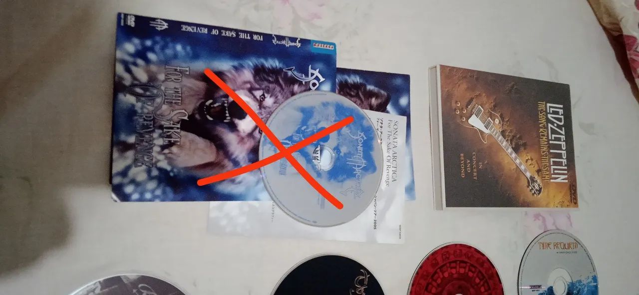 18 cds de rock + dvd led zep - Foto 2