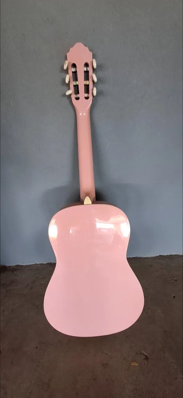 Violão Shelby rosa infantil - Foto 3