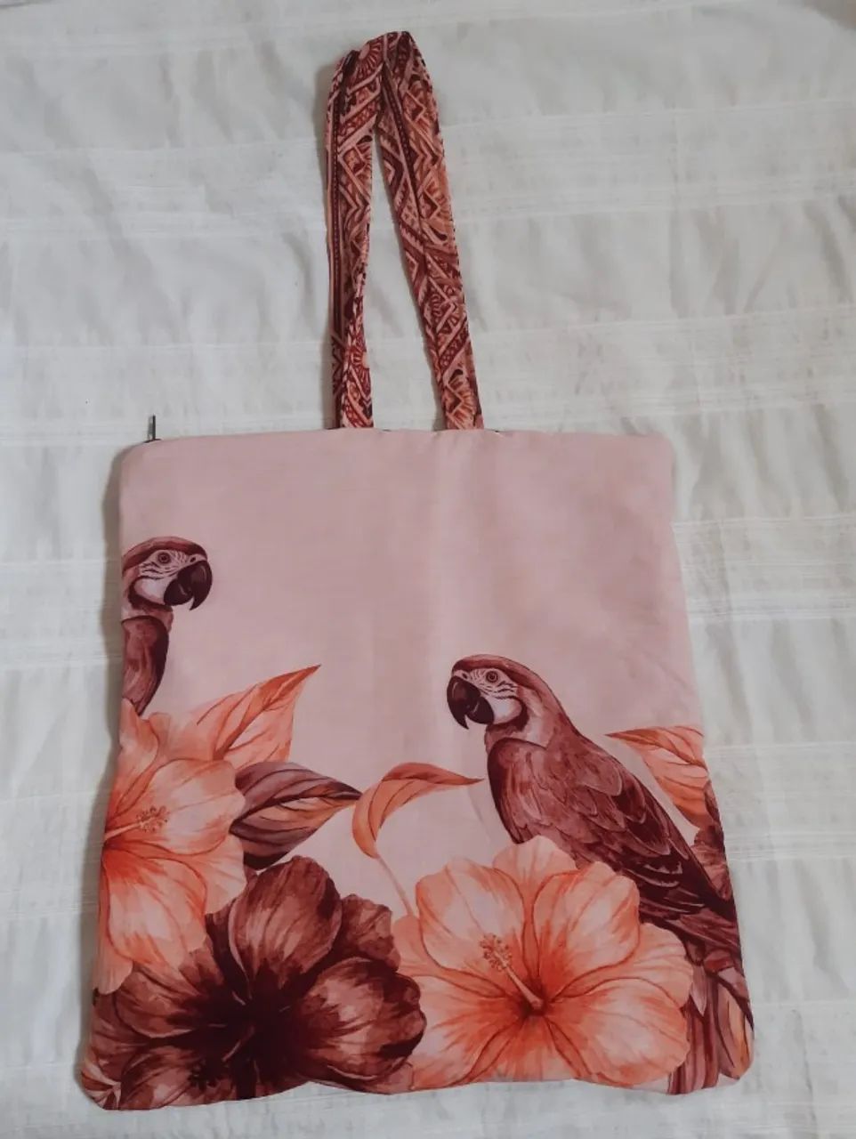 Ecobag com zíper 100% artesanal - Foto 2