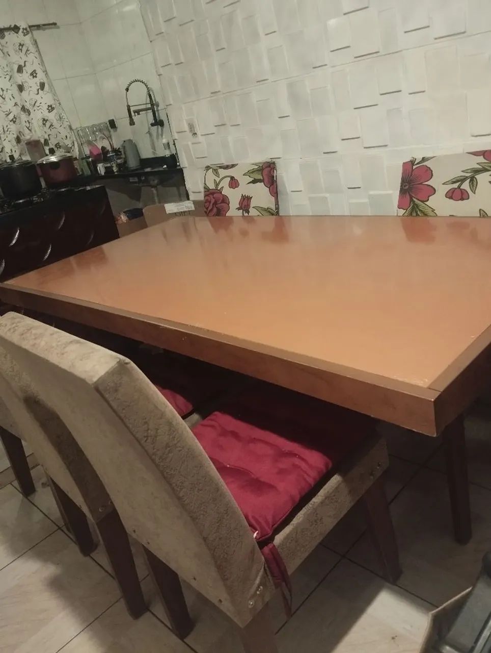Vendo mesa com 6 cadeiras  - Foto 4