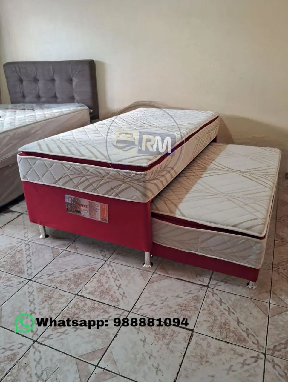 Bicama Roma Solteirão (Com Pillow Top)