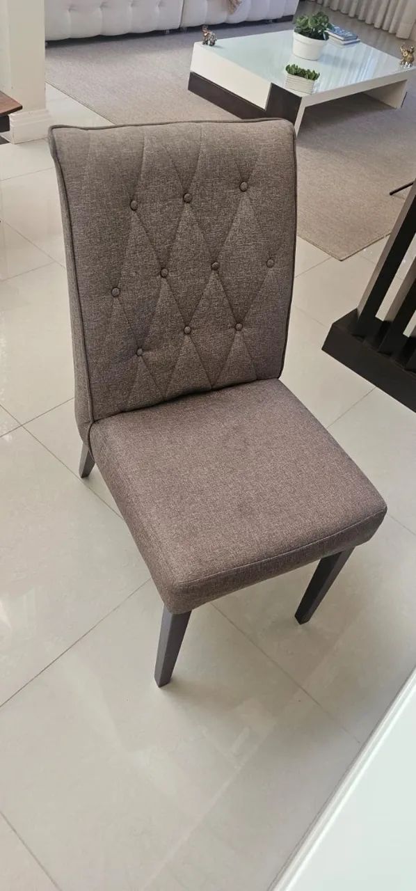 4 cadeiras estofadas para mesa de Jantar - Foto 2