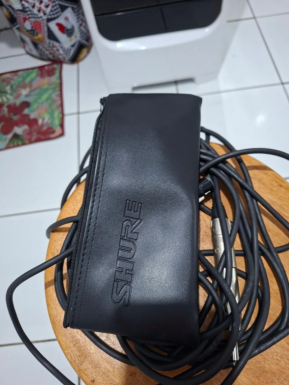 Microfone shure sm58 C/10 m Cabo Santo Ângelo  - Foto 3