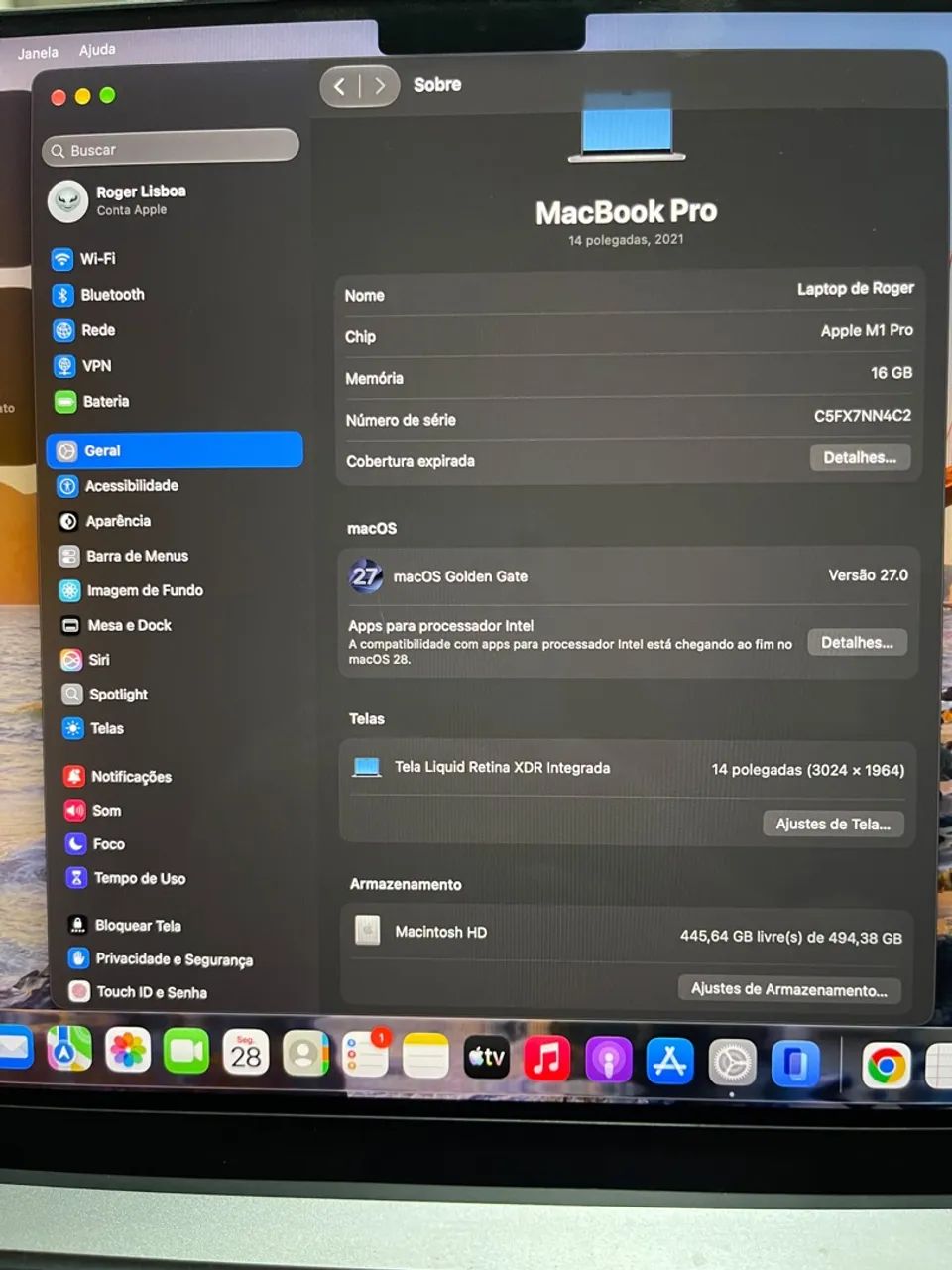 Mac book m1pro