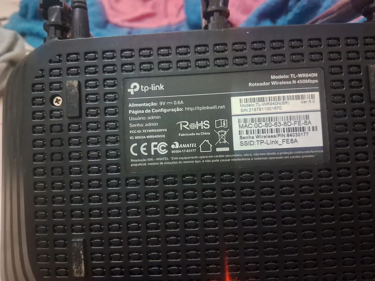 roteador sem fio TP-Link TL-WR940N de 450Mbps, - Foto 3