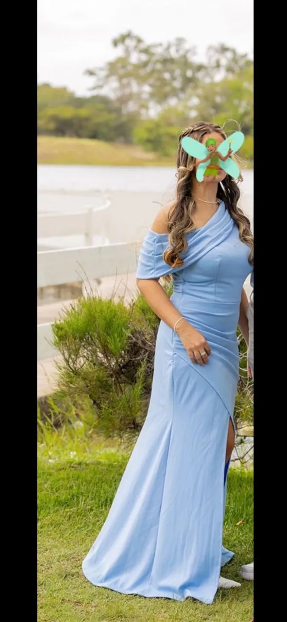  Vestido azul - Foto 3