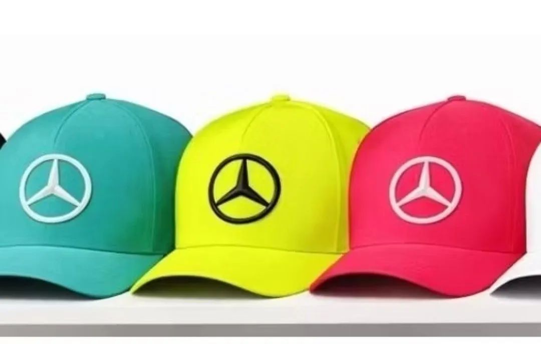 Kit c/6 boné Mercedes 