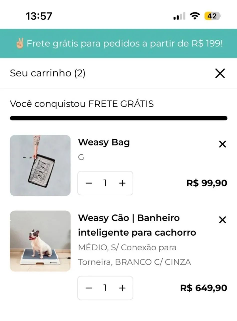 Weasy tamanho M - Foto 3