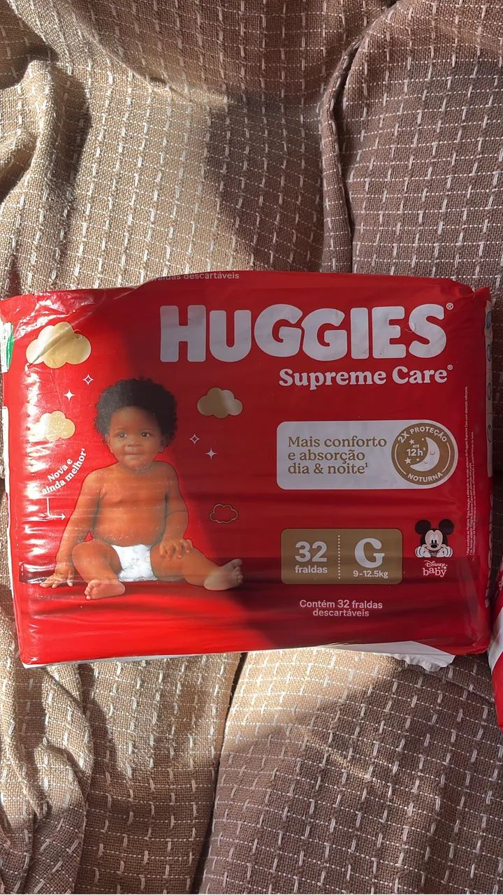 Vendo 2 pacotes de fraldas Huggies tamanho G - Foto 2