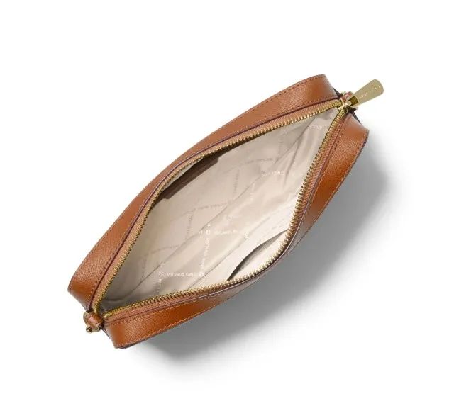 Bolsa Transversal Jet Set Logo Michael Kors Marrom - Foto 3