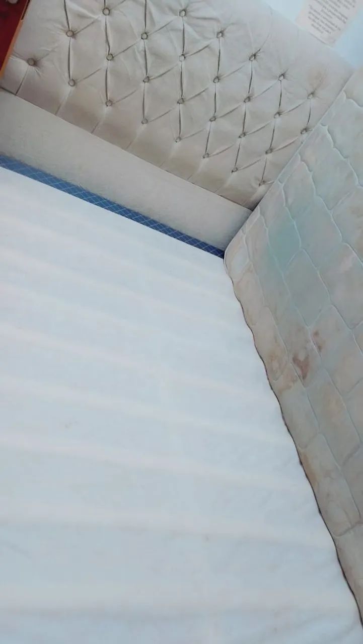 Cama box de casal, com colchão e cabeceira - Foto 3