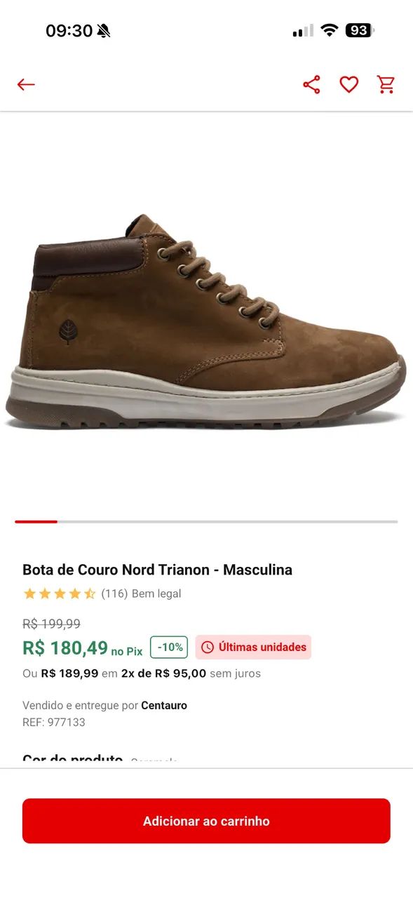 Bota de Couro Lord Trianon - Foto 2