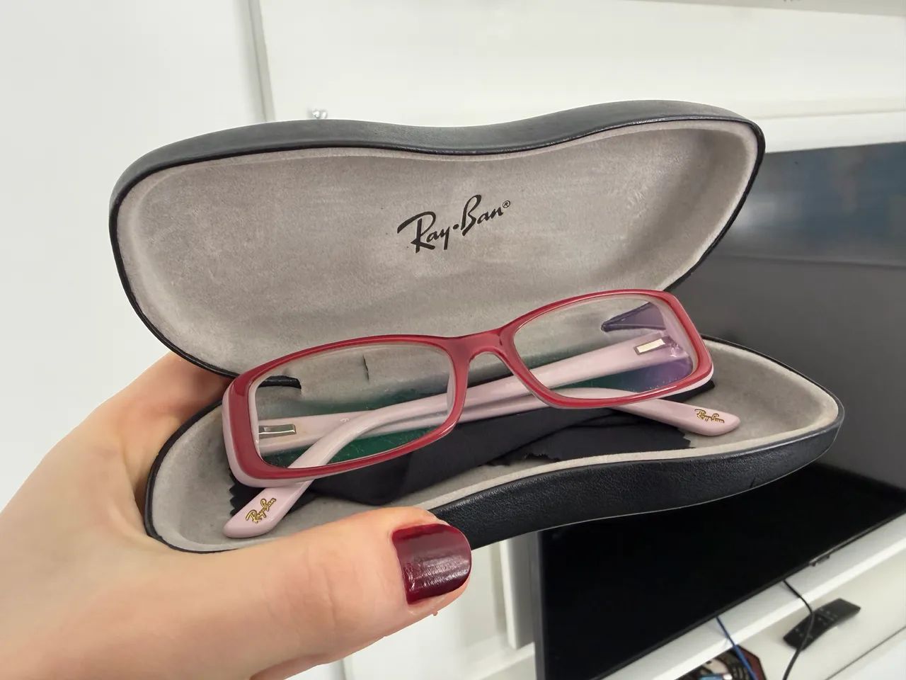 oculos rayban rosa - Foto 4