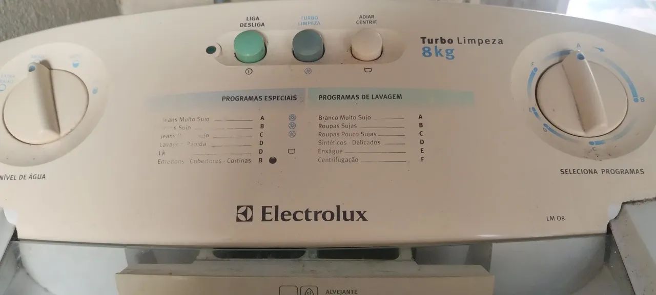 Máquina de Lavar Eletrolux 8 kg - Forte e em Perfeito Funcionamento 
