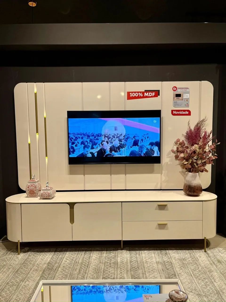 Rack + painel para Tv até 75 polegadas novo disponível  - Foto 2
