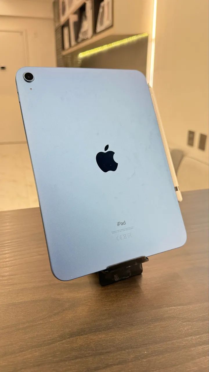 IPAD 10TH 64GB AZUL SEMINOVO + APPLE PENCIL 1TH / LOJA FÍSICA