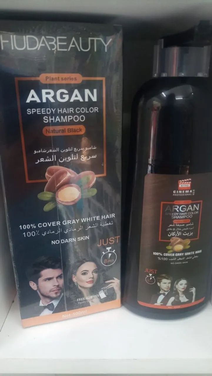 ESCURECEDOR DE CABELOS GRISALHOS EM 5 MINUTOS (SHAMPOO)