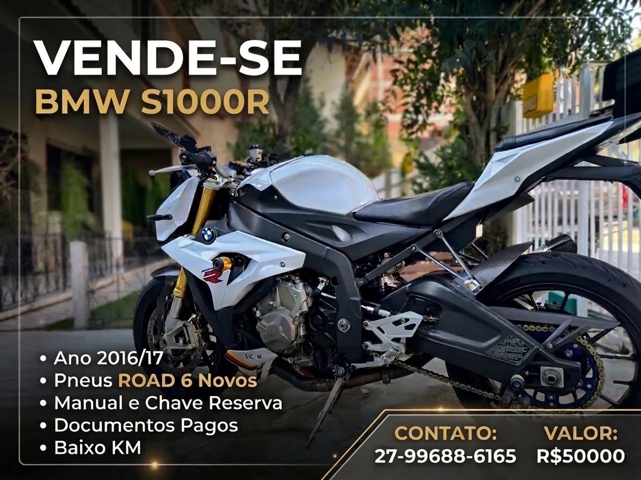 BMW S1000R - vendo ou troco