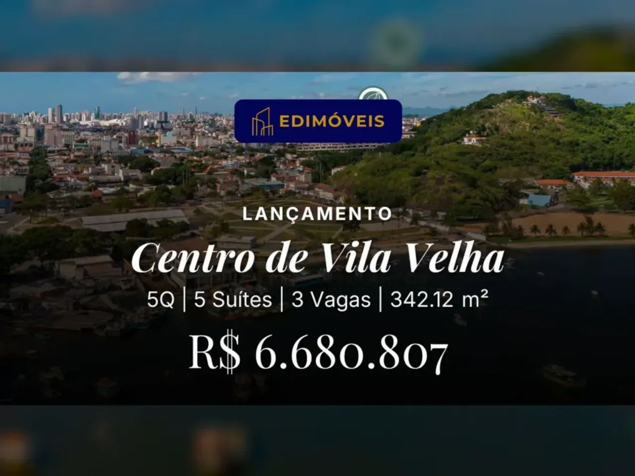 Casa 5 quartos no Centro de Vila Velha, condomínio com spa e sauna