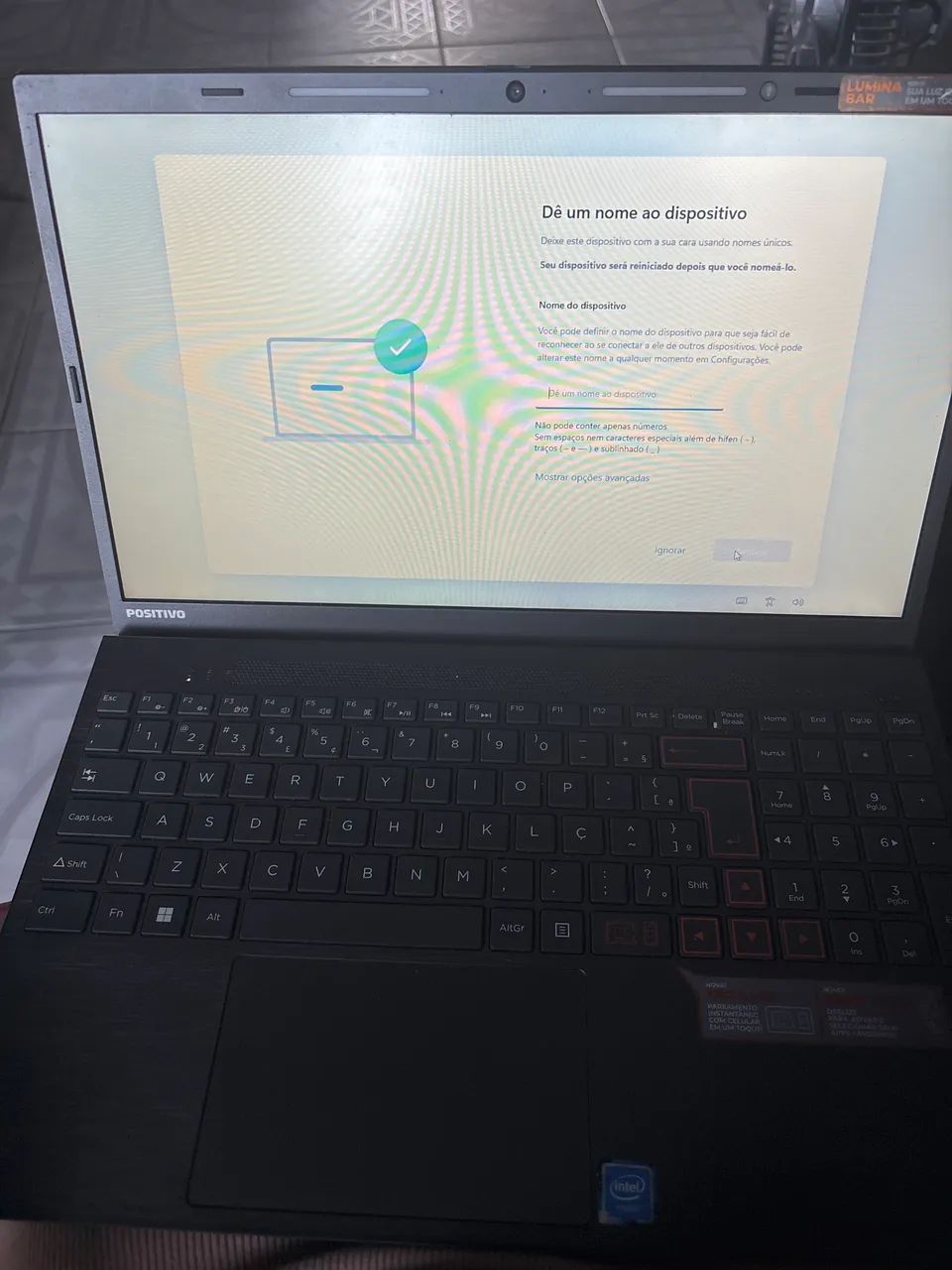 Notebook Positivo 