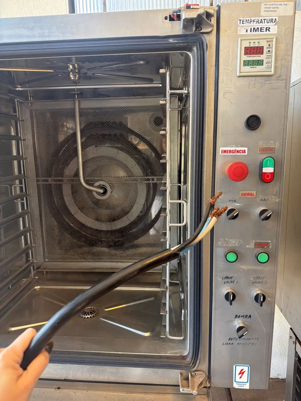 Forno combinado elétrico 10gns Hobbart - Foto 4