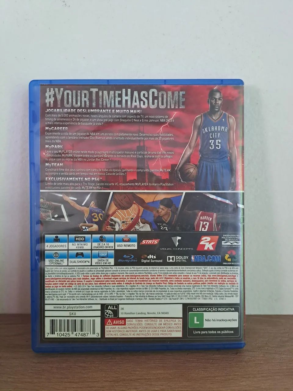 Jogo PS4 original - NBA 2K15 - Foto 3