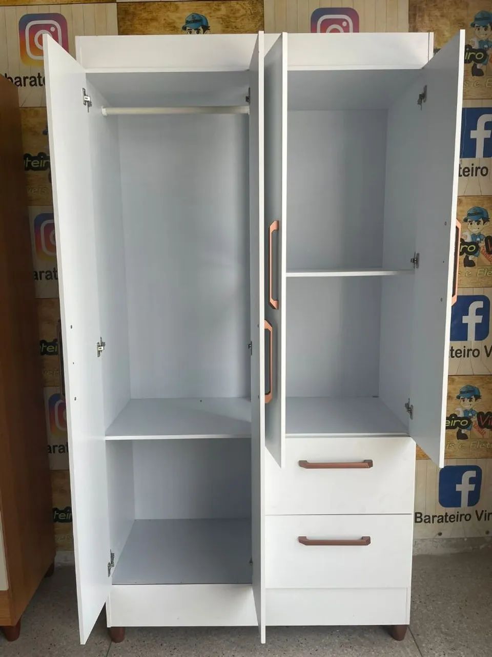 Guarda roupa 4 portas  - Foto 2