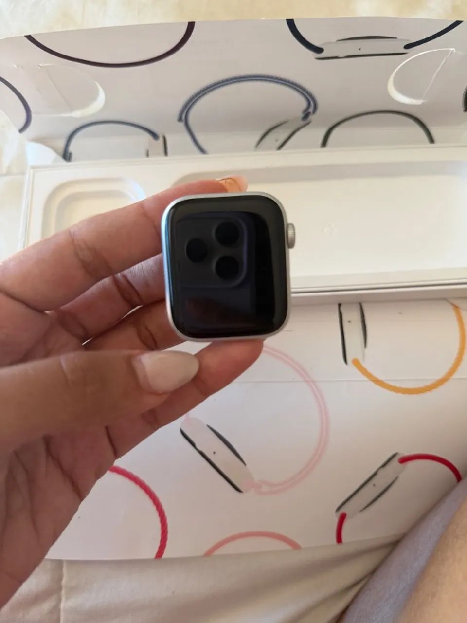 Apple Watch SE 2ª Geração 44mm GPS | Bateria 100% + Acessórios