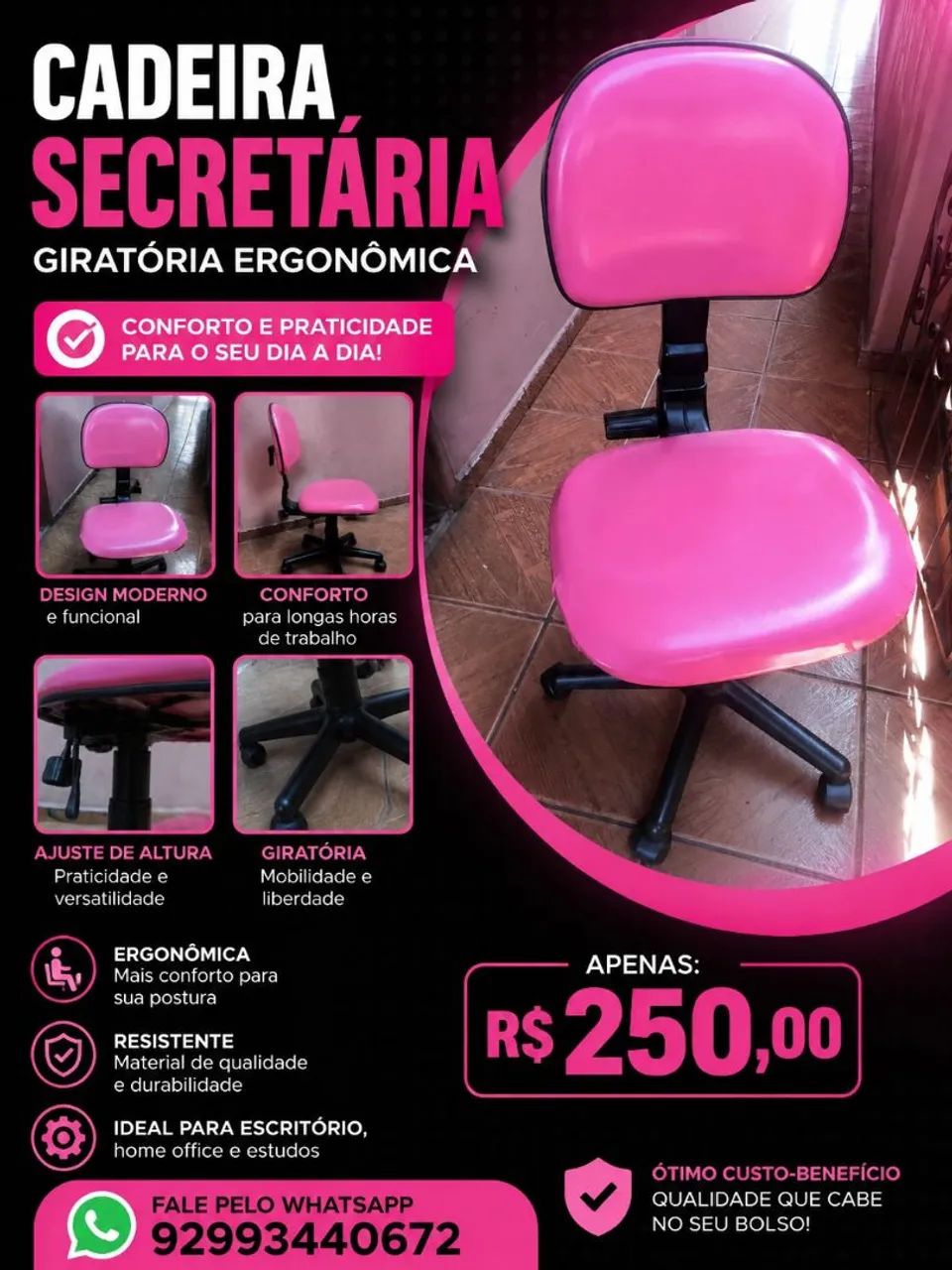 Cadeira Manicure  - Foto 2