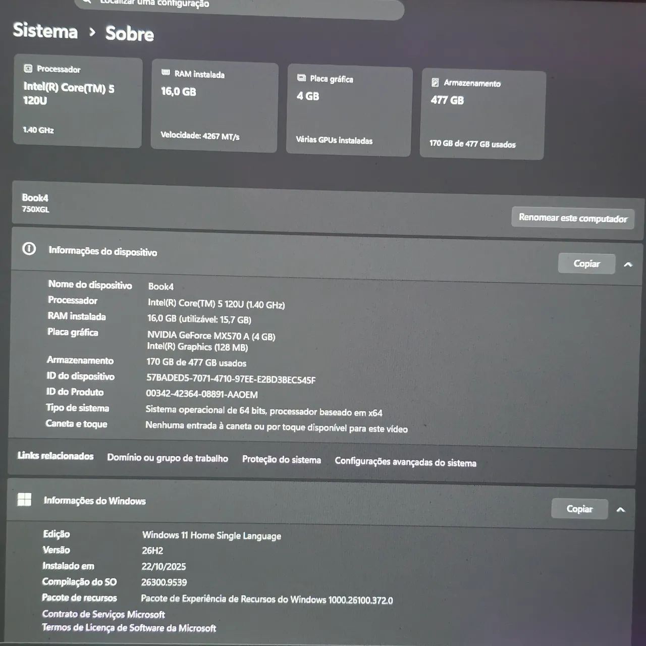 Galaxy Book 4 com Placa de Vídeo Nvidia - Foto 2