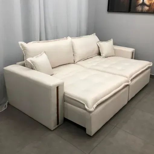 Sofá sem caixa prime lord 1,80m - Foto 2
