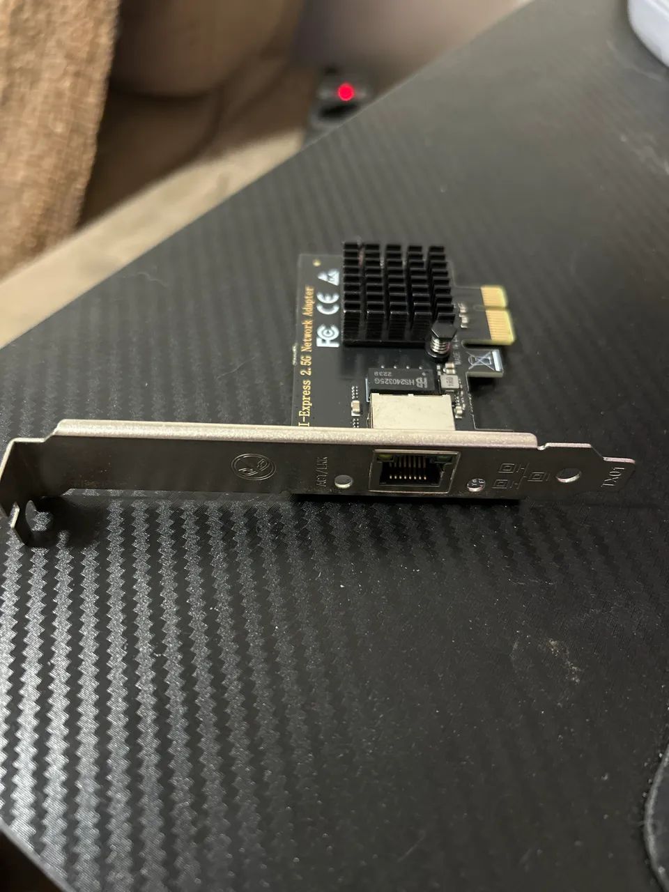 Placa de rede chip Intel i225v pcie x1 2,5Gbps - Foto 3
