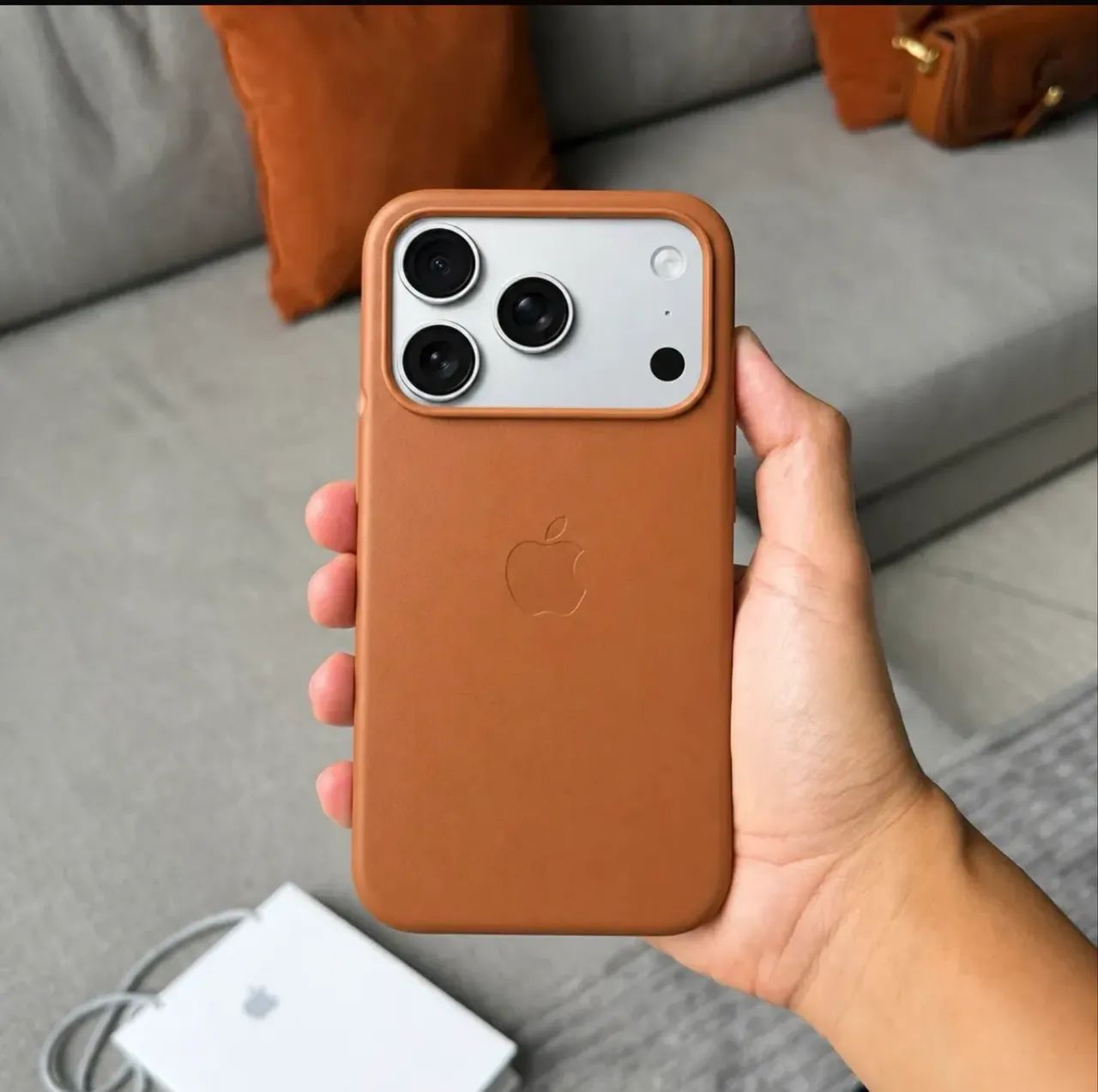 Capa de couro para iPhone  - Foto 5