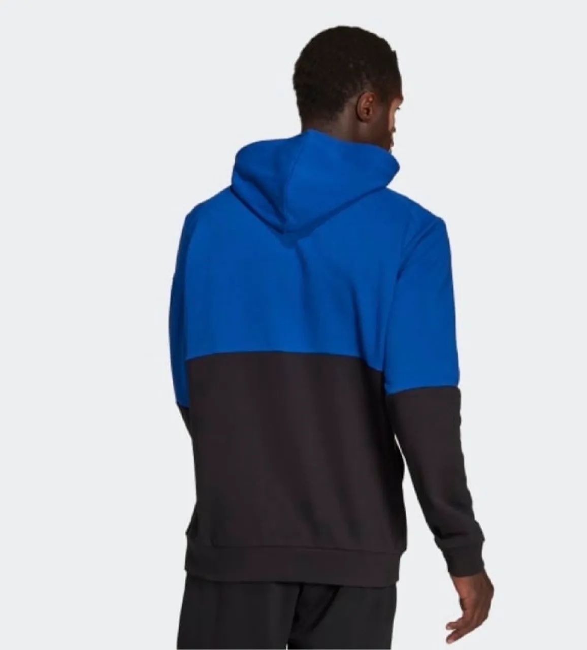 Jaqueta moletom adidas azul - Foto 4