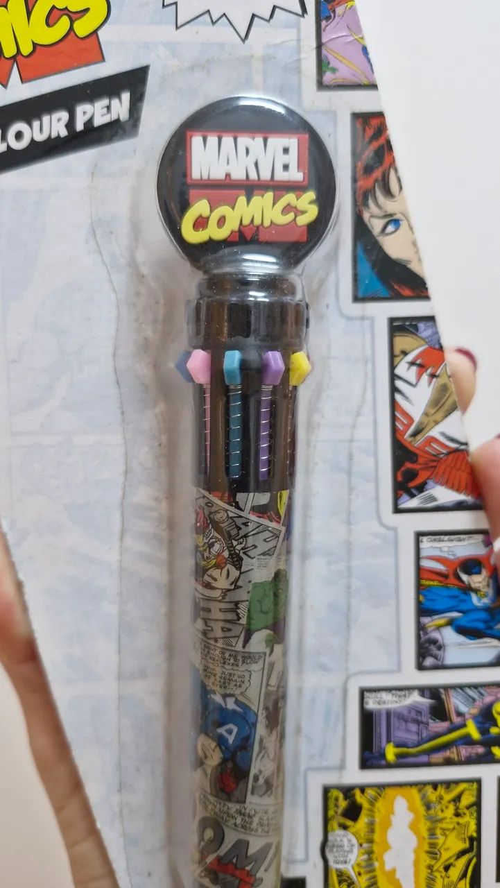 Canetas Super Heroes Avengers Marvel Importada - Foto 4