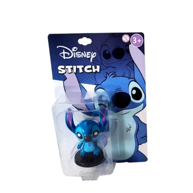 Boneco Stitch Original Disney - Mini Figura Colecionável 3+