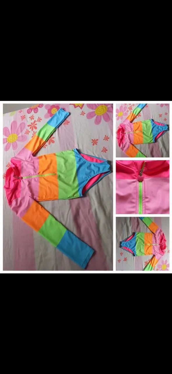 Maiô UV infantil 
