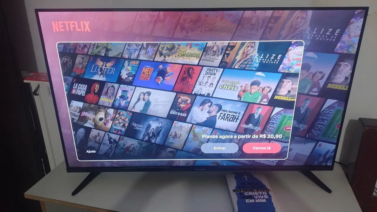 SMART TV AIWA ANDROID 43" POLEGADAS NA CAIXA - Foto 2
