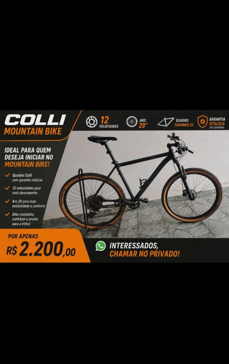 Bicicleta colli Hill aro 29