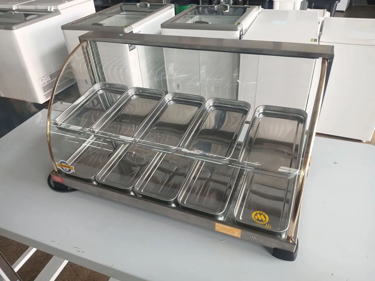 Estufa Quente para salgados 10 bandejas  - Foto 2