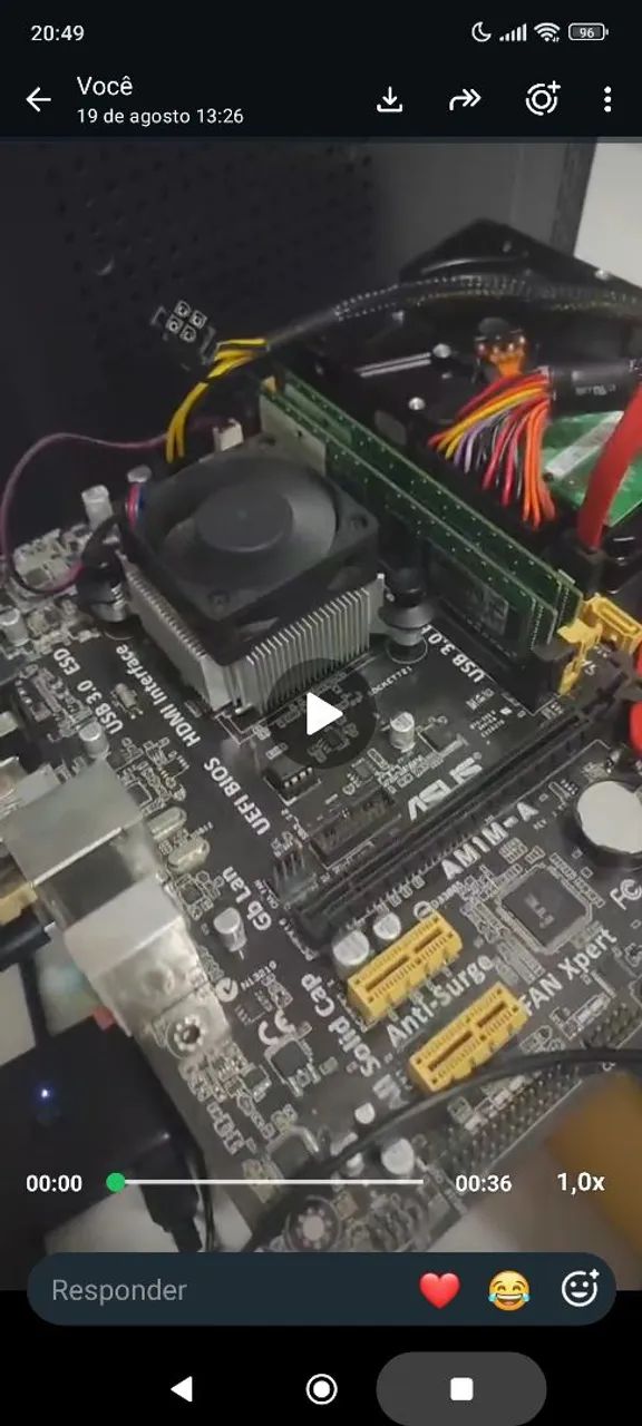 Placa mãe fm1 