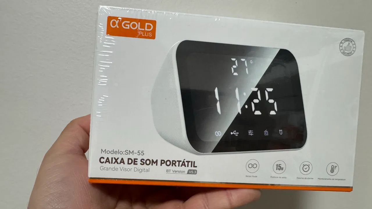 Caixa de som e Rádio Relógio  - Foto 2