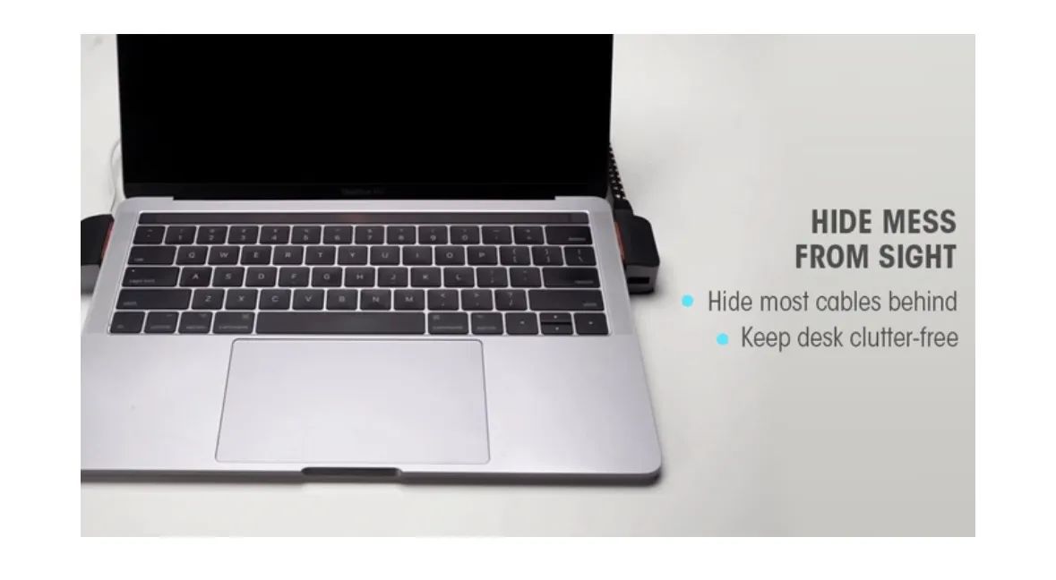 Hub USB-C Portátil JoyDuo - Stand para MacBook Pro - Foto 4