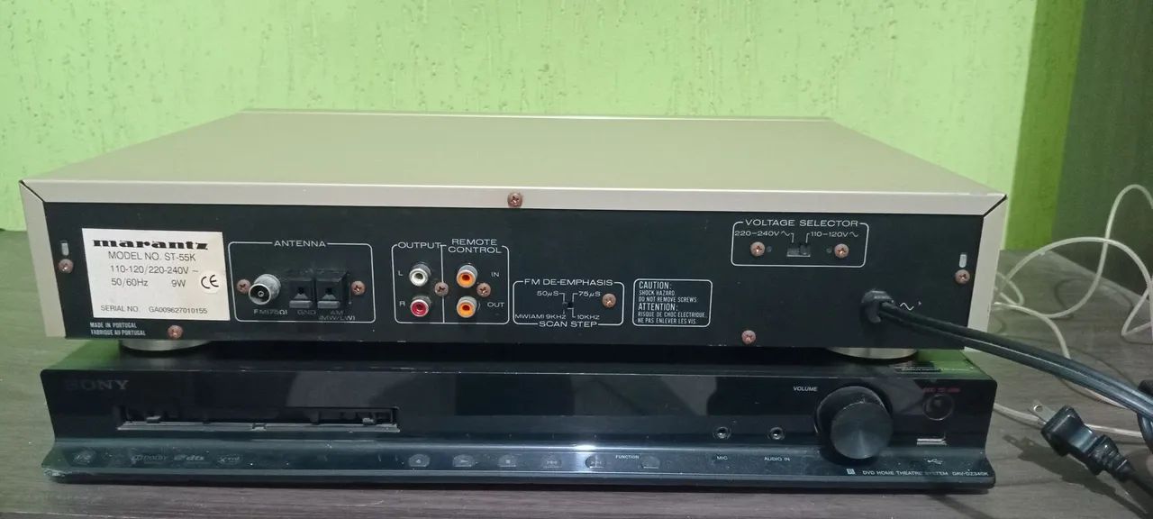 TUNER MARANTZ ST-55 ( com manual e nota fiscal  ) - Foto 4