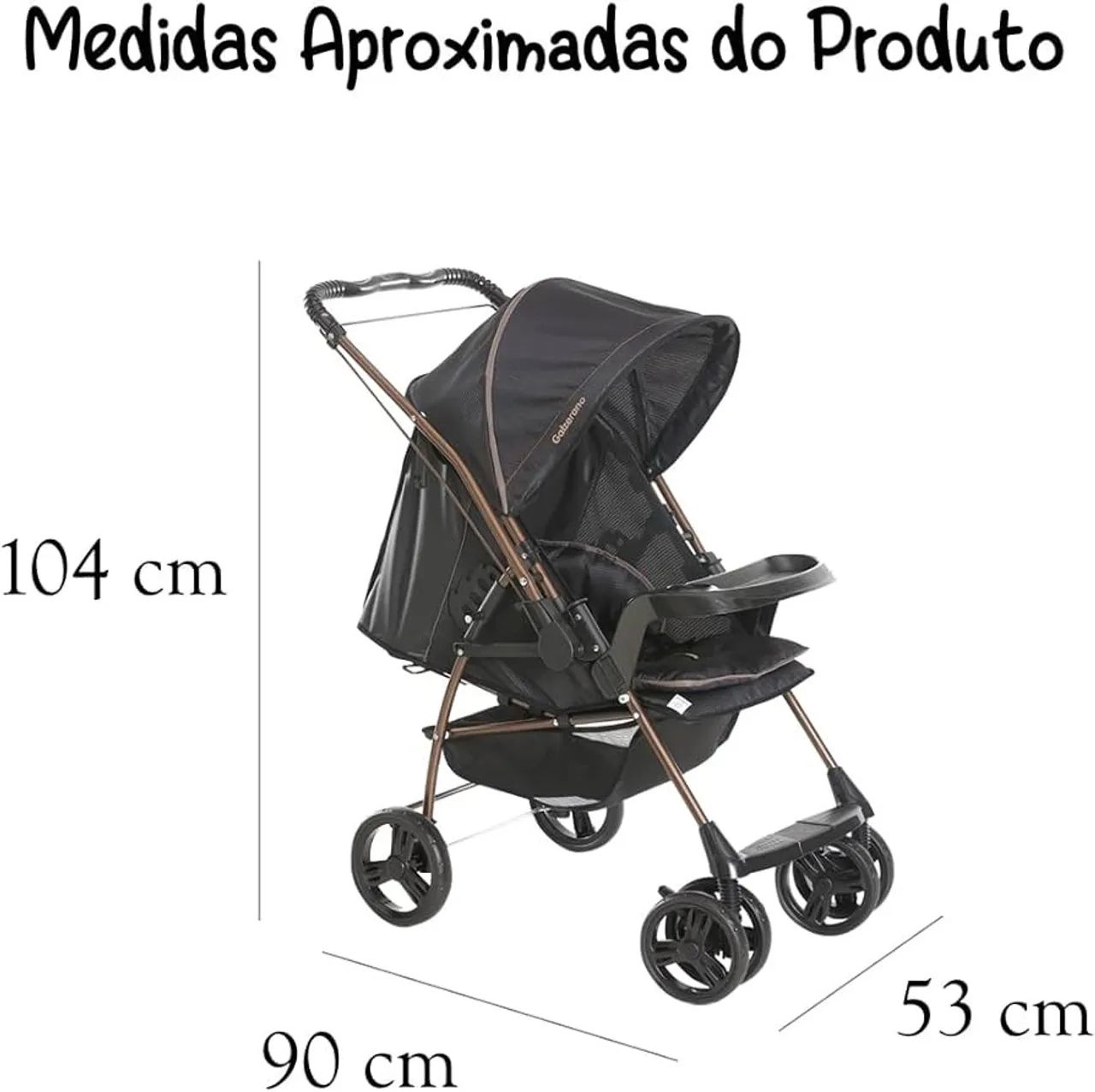 Carrinho de Bebê novo Galzerano  - Foto 4
